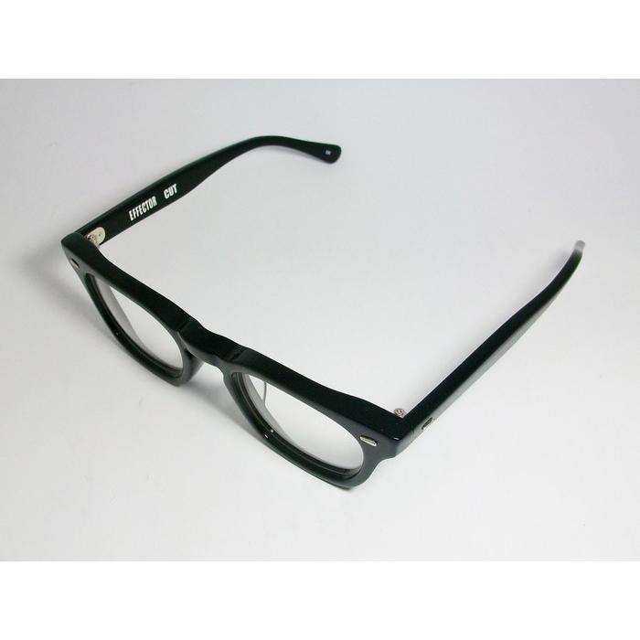 EFFECTOR エフェクター クラシック 眼鏡 メガネ フレーム カット　CUT-BK 度付可 ブラック 