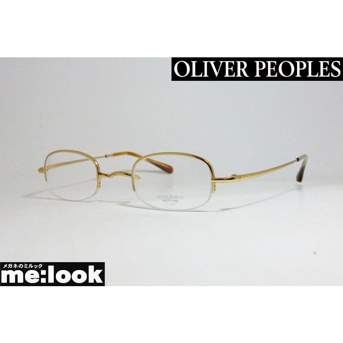 Oliver Peoples オリバーピープルズ　訳あり クラシック 眼鏡 メガネ フレーム Dickens-P-CG サイズ42 度付可 ゴールド｜melook