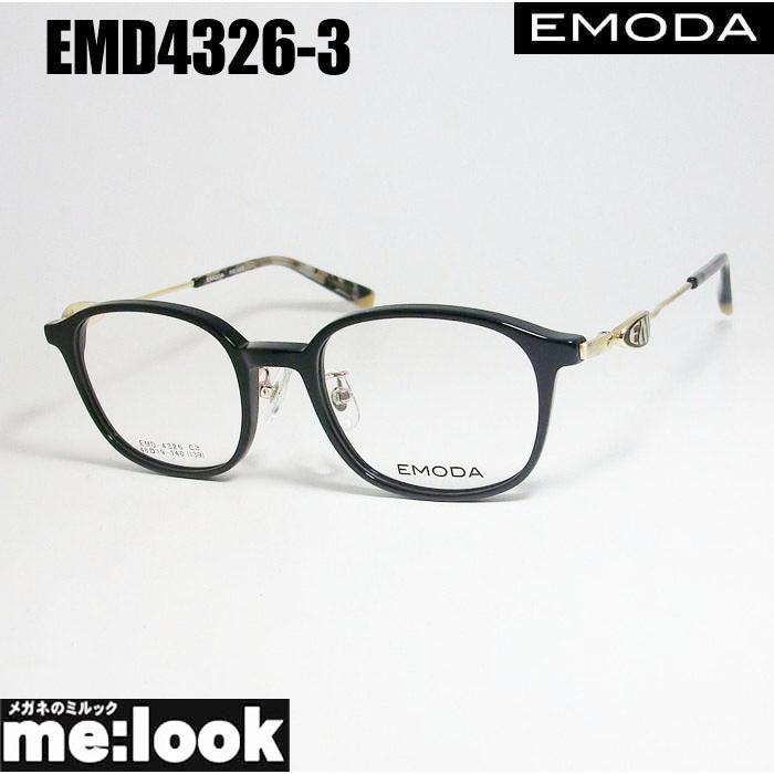 EMODA エモダ レディース 眼鏡 メガネ フレーム EMD4326-3-48 度
