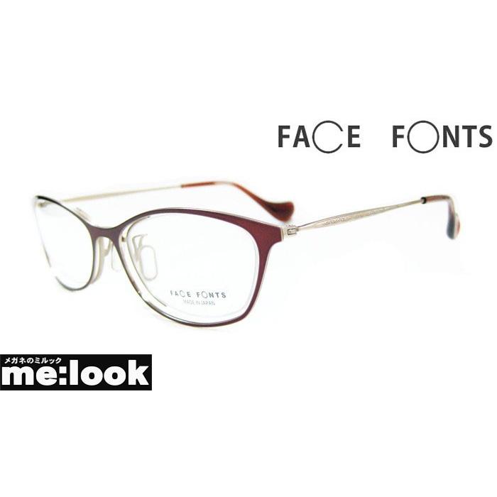 FACE FONTS フェイスフォント 軽量で掛けやすい 眼鏡 メガネ フレーム 
