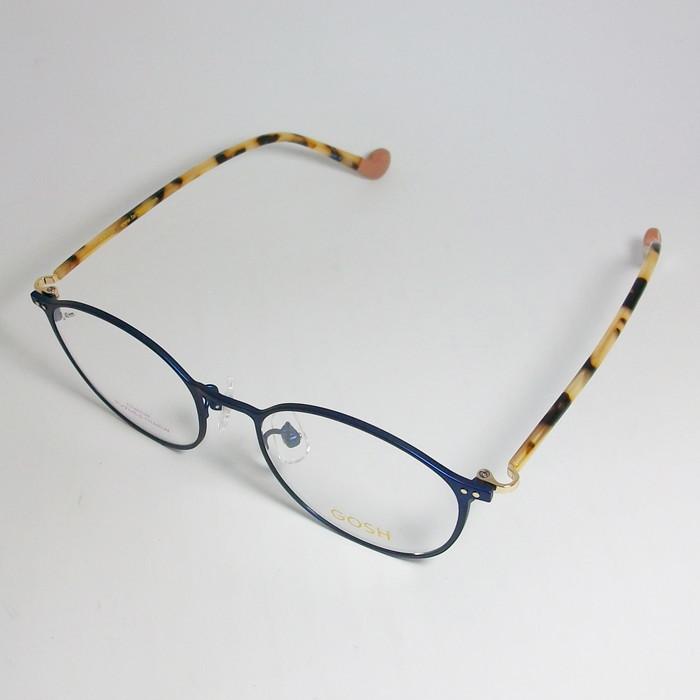 GOSH ゴッシュ レディース 眼鏡 メガネ フレーム GO2022-3-49 度付可 マットブルー｜melook｜03