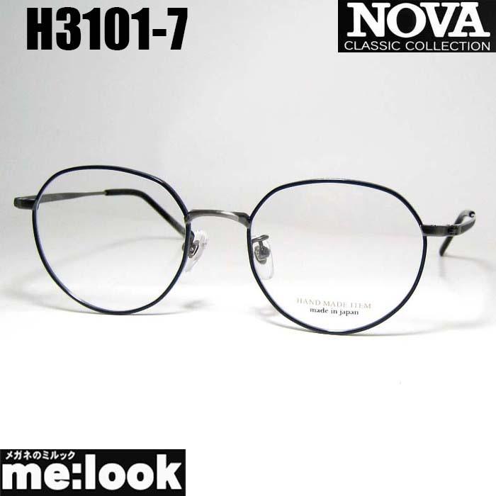 新品未使用「NOVA HAND MADE ITEM」ラウンド　メガネ 日本製 NOVA ノヴァ HAND MADE ITEM ハンドメイド 国産 ラウンド ボストン