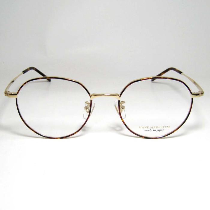 NOVA ノヴァ HAND MADE ITEM ハンドメイド 国産 ラウンド ボストン クラシック 眼鏡 メガネ フレーム サングラス H3101-8-49 度付可 ブラウンデミ ゴールド リビジョン製レンズでお好きなサングラス作成可能 NOVA ノヴァ HAND MADE ITEM ハンドメイド 国産 ラウンド ボストン