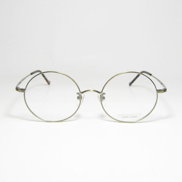 NOVA ノヴァ ハンドメイド 国産 ラウンド ボストン クラシック 眼鏡 メガネ フレーム サングラス H3112-5-50 度付可 アンティークゴールド リビジョン製レンズでお好きなサングラス作成可能 NOVA ノヴァ HAND MADE ITEM ハンドメイド 国産 ラウンド ボストン
