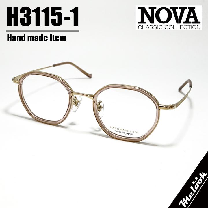 NOVA ノヴァ HAND MADE ITEM 国産 ラウンド ボストン クラシック 眼鏡