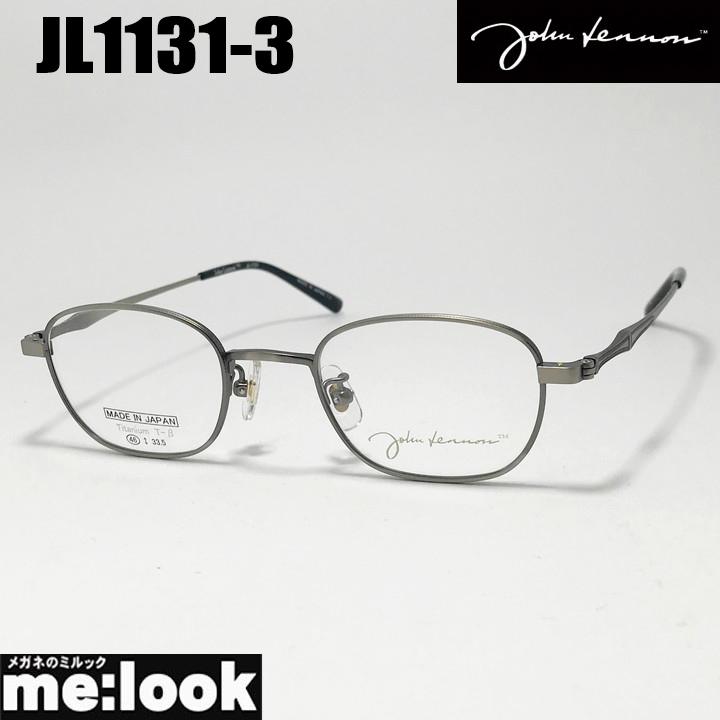 John Lennon ジョンレノン 日本製 made in Japan 丸メガネ クラシック 眼鏡 メガネ フレーム サングラス JL1131-3-46 度付可 アンティークグレー リビジョン製レンズでお好きなサングラス作成可能 John Lennon ジョンレノン 日本製 made in Japan 丸メガネ クラシック