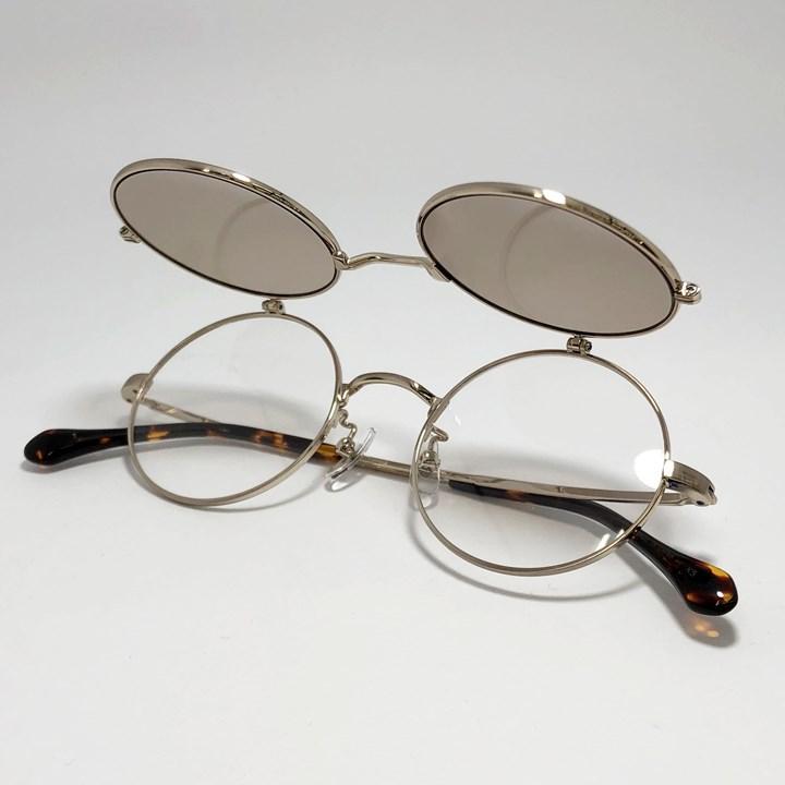 John Lennon ジョンレノン クラシック 跳ね上げ 複式 眼鏡 メガネ