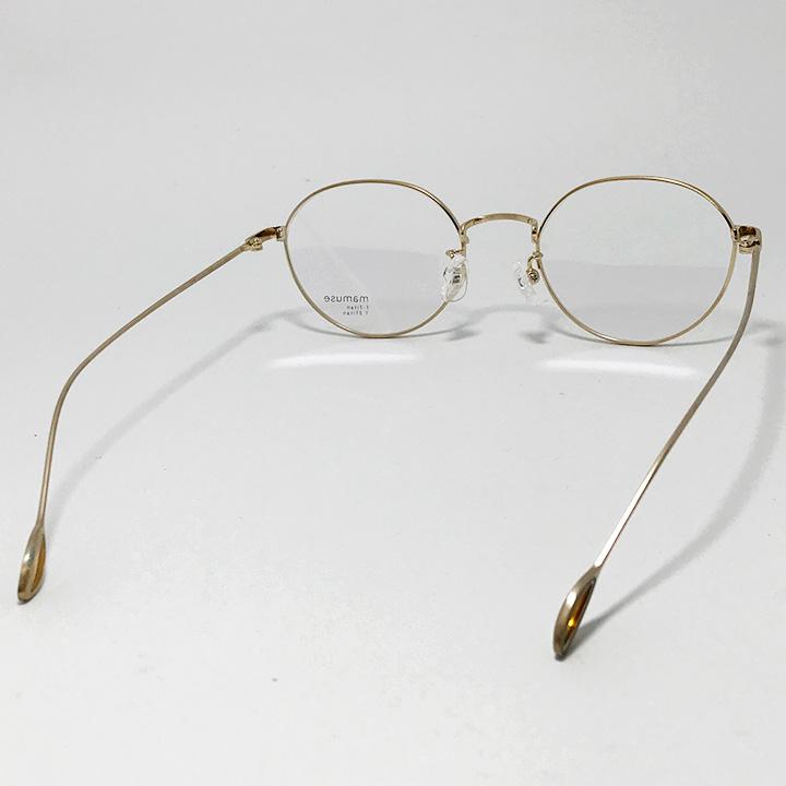 mamuse マミューズ 日本製 軽量 眼鏡 メガネ フレーム サングラス m8038-OLV 49サイズ 度付可 オリーブ リビジョン製レンズでお好きなサングラス作成可能 mamuse マミューズ 日本製 軽量 眼鏡 メガネ フレーム サングラス