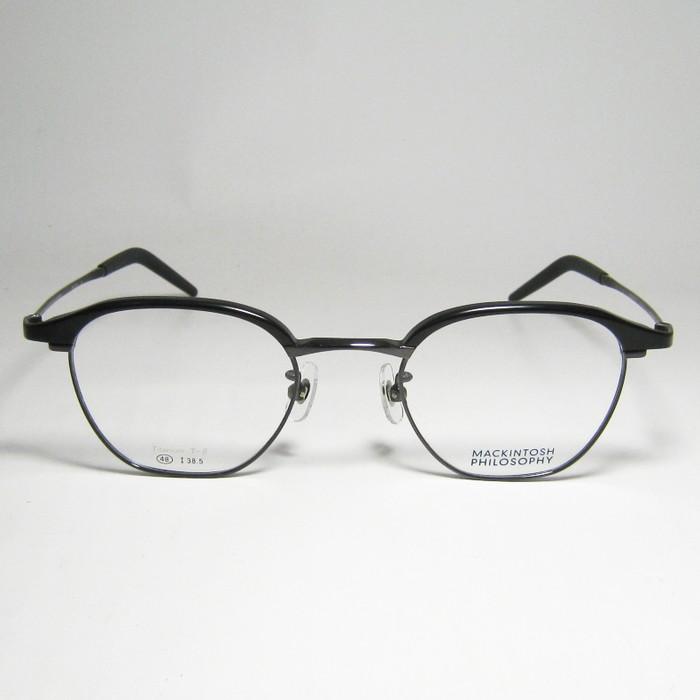 MACKINTOSH PHILOSOPHY マッキントッシュ フィロソフィー 眼鏡 メガネ フレーム サングラス MP1040-3-48 度付可 マットブラック / ダークグレー | MACKINTOSH PHILOSOPHY | 01