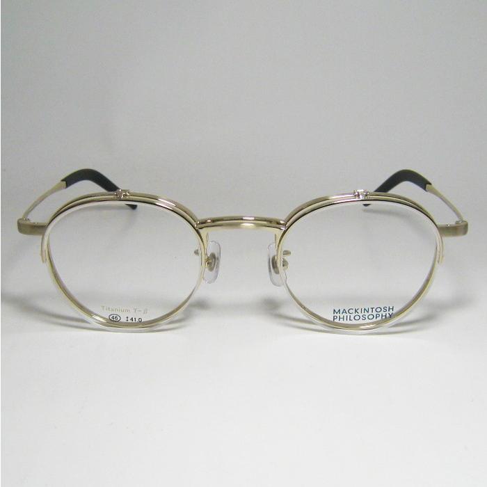 MACKINTOSH PHILOSOPHY マッキントッシュ フィロソフィー 跳ね上げ ハネアゲ 眼鏡 メガネ フレーム サングラス MP3009-3-46 度付可 アンティークシルバー リビジョン製レンズでお好きなサングラス作成可能 MACKINTOSH PHILOSOPHY（マッキントッシュフィロソフィー