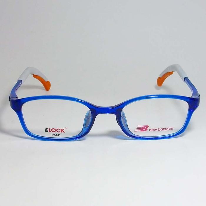 New Balance Nb 5 45 クリアオレンジ ジュニア スポーツ ニューバランス フレーム メガネ 子供用 度付可 眼鏡 軽量 新色追加 ニューバランス