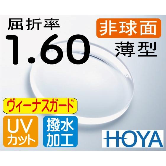 Hoya 非球面1 60 薄型レンズ ｕｖカット 超撥水 傷に最も強いヴィーナスガード 2枚価格 レンズ交換のみでもok Nl16vg メガネのミルック 通販 Yahoo ショッピング