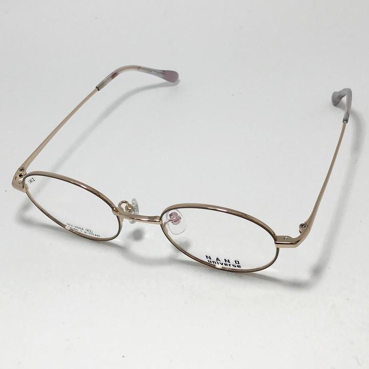 nano UNIVERSE ナノユニバース クラシック 眼鏡 メガネ フレーム サングラス NU2054-1-47  ブラウン　ゴールド  リビジョン製レンズでお好きなサングラス作成可能 NANO universe（ナノ・ユニバース） クラシック 眼鏡 メガネ フレーム