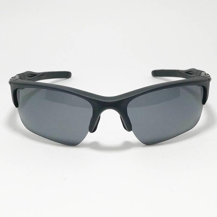 OAKLEY 偏光 オークリー OO9154-1362 偏光サングラス 偏光レンズ HALF JACKET2.0 XL ハーフジャケット2.0XL 009154-1362 マットブラック 度付対応可 GLOBAL FITの画像