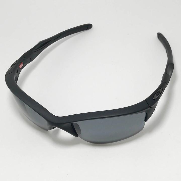 OAKLEY 偏光 オークリー OO9154-1362 偏光サングラス 偏光レンズ HALF JACKET2.0 XL ハーフジャケット2.0XL 009154-1362 マットブラック 度付対応可 GLOBAL FITの画像