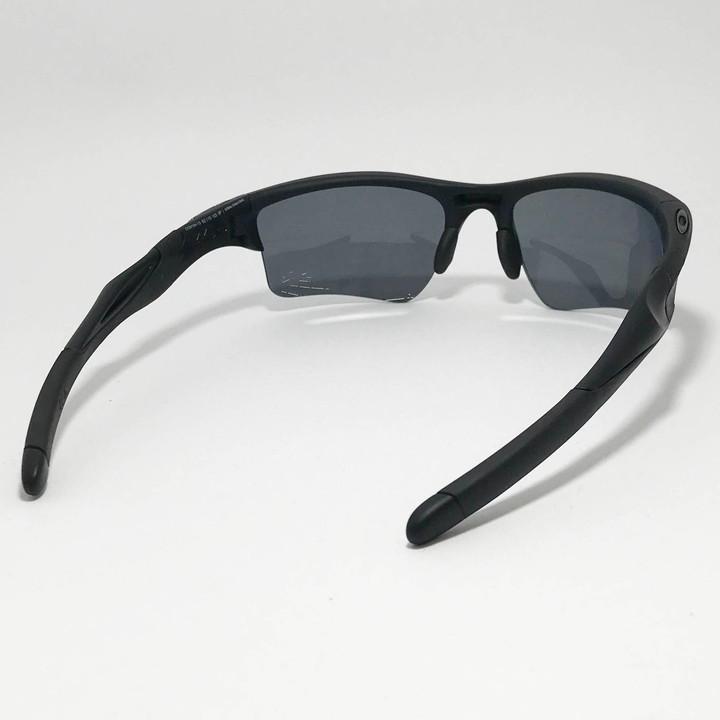 OAKLEY 偏光 オークリー OO9154-1362 偏光サングラス 偏光レンズ HALF JACKET2.0 XL ハーフジャケット2.0XL 009154-1362 マットブラック 度付対応可 GLOBAL FITの画像