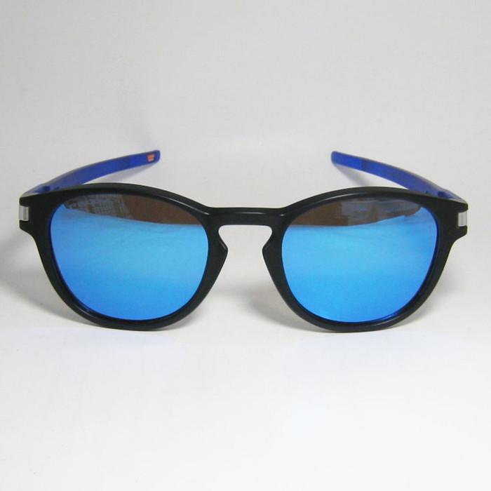 メンズ Oakley Latch (A) サングラス マットホワイト ブルーミラーレンズ