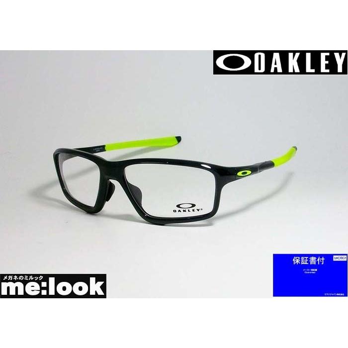OAKLEY オークリー OX8080-0258 低廉 眼鏡 メガネ フレーム CROSSLINK ZERO 送料無料 ポリッシュドブラックインク クロスリンクゼロ 度付可 アジアンフィット