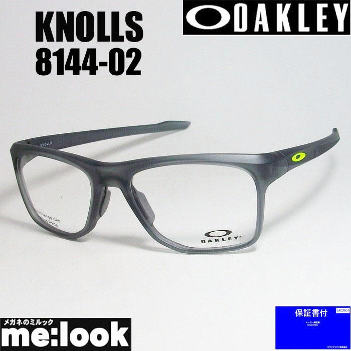新品！OAKLEY OX8144 KNOLLSメンズ　サングラス フレーム Oakley OX8144 KNOLLS 814403 Rectangle Satin Transparent Blue