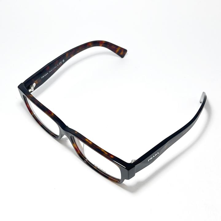 プラダ 度ありメガネ ブラックフレーム VPR #2D-55017 PRADA（プラダ） 眼鏡 メガネフレーム VPRB09F-17N / PRB09F-17N-57