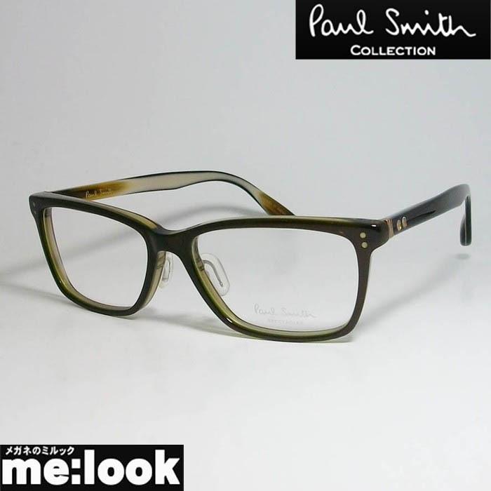 PAUL SMITH ポールスミス スクエア クラシック 眼鏡 メガネ フレーム PS9404-CKH-54 度付可 ブラウン カーキ
