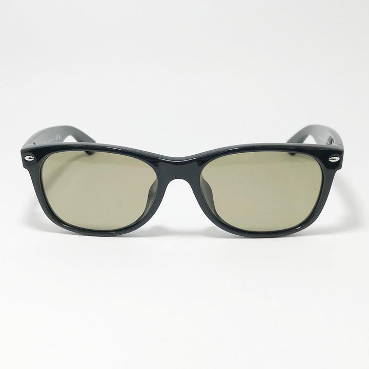 偏光サングラス RayBan レイバン 偏光レンズ　偏光ブラウン サングラス 58サイズ RB2132F-PBR-58 ニューウェイファーラー ブラック ASIAN FIT アジアンフィット_1