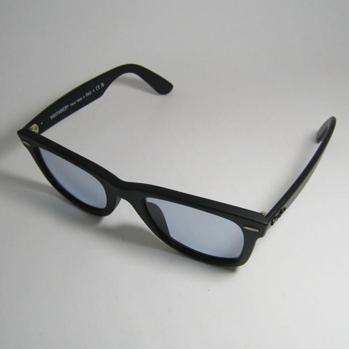 RayBan レイバン x ReVision リビジョン スカイブルー サングラス RB2140F-RESBL 52サイズ WAYFARER ウェイファーラー ブラック ASIAN FIT Ray-Ban（レイバン） RayBan x ReVision スカイブルー RB2140F-S-RESBL