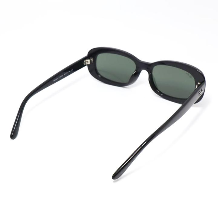 Ray-Ban ORB2221F ブラック サングラス RB2221 Sunglasses in Black and Gradient Grey Polarized - RB2221F
