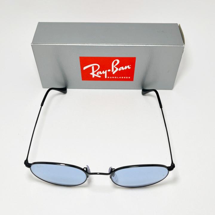 Ray-Ban（レイバン） RB3447 ブルー ラウンドメタル サングラス