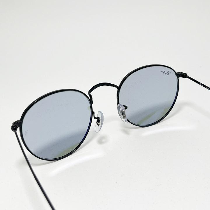 Ray-Banラウンドメタル RB3447 サングラス ブラック グリーンレンズ Ray-Ban（レイバン） RB3447 グリーングレー ラウンドメタル