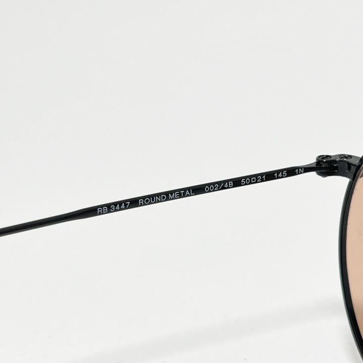 極美品　レイバン　Ray-Ban RB3447 ゴールド ラウンド　サングラス rb3447-919931-47.jpg