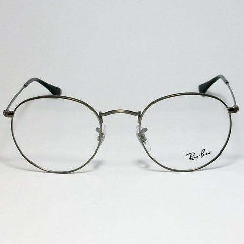 RayBan レイバン クラシック ラウンド 眼鏡 メガネ フレーム RB3447V-2620-50   RX3447V-2620-50  度付可  ガンメタル Ray-Ban（レイバン） RayBan クラシック ラウンド 眼鏡 メガネ