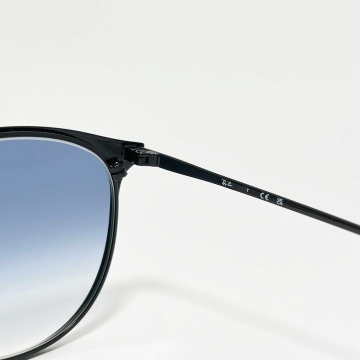 【ReVision × RayBan】レイバン RB3539-751D7 グラデーションブルー ERIKA L エリカメタル サングラス ブラック 度付き対応可 軽量・軽快な掛け心地 鼻パッド Ray-Ban（レイバン） 【ReVision × RayBan】 RB3539-751D7