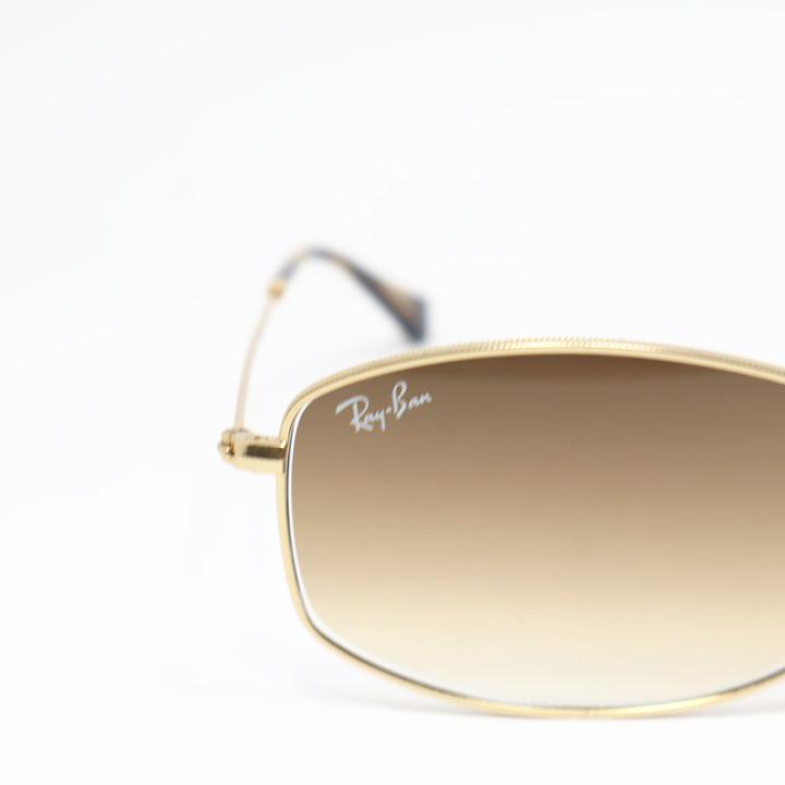 Ray-Ban オーバルサングラス ブラウンレンズ ゴールドフレーム Ray-Ban RB3734 オーバルフレーム サングラス | ゴールドトーン