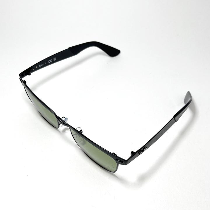 RayBan レイバン ウェイファーラー デラックス Wayfarer Deluxe 眼鏡 メガネ フレーム サングラス RB3875-0064E  RB3875-006/4E 度付可 マットブラック グリーン Ray-Ban（レイバン） RayBan ウェイファーラー デラックス Wayfarer