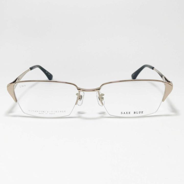 SAXE BLUE ザックスブルー 眼鏡 メガネ フレーム サングラス SB7139-1-55 度付可 ゴールド リビジョン製レンズでお好きなサングラス作成可能 Masaki Matsushima（マサキ マツシマ） SAXE BLUE ザックスブルー 眼鏡