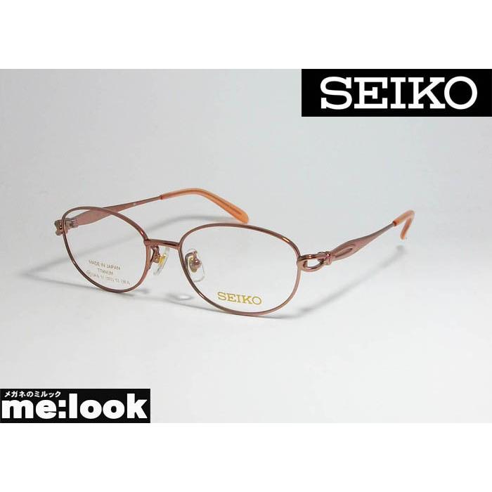 SEIKO　セイコー 日本製　made in Japan レディース 眼鏡 メガネ フレーム SE4024-DC-48 度付可 チェリー｜melook