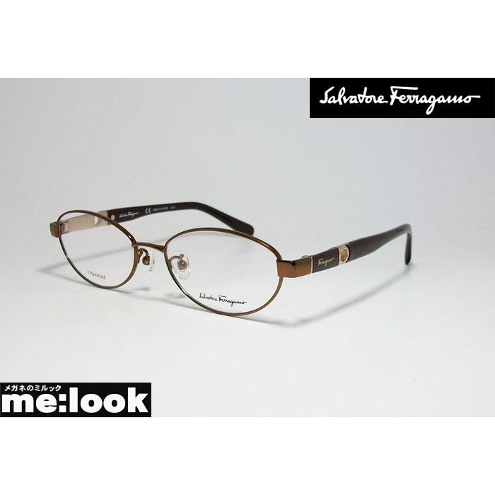 FERRAGAMO フェラガモ レディース 眼鏡 メガネ フレーム SF2532A-210-52 度付可 ブラウン :SF2532A-210:メガネのミルック  - 通販 - Yahoo!ショッピング