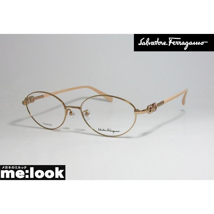 Ferragamo フェラガモ レディース 眼鏡 メガネ フレーム Sf2555ra 6 52 度付可 ピンクゴールド Sf2555ra 6 メガネのミルック 通販 Yahoo ショッピング
