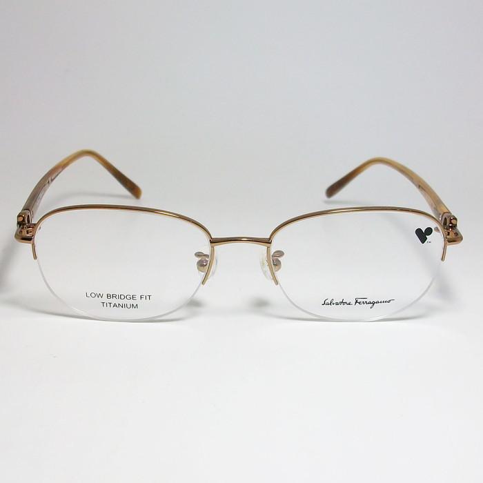 FERRAGAMO（フェラガモ） レディース ラウンド ボストン 眼鏡 メガネ