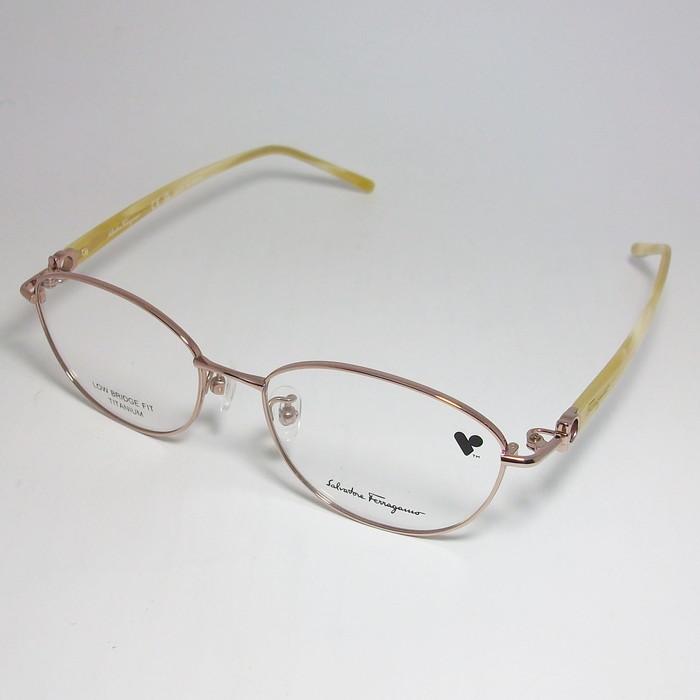 FERRAGAMO（フェラガモ） レディース ラウンド ボストン 眼鏡 メガネ