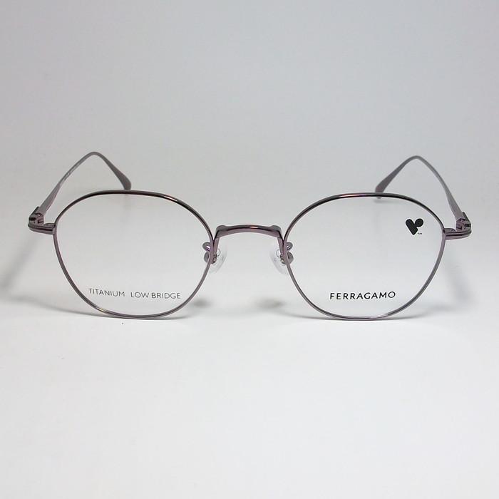 FERRAGAMO フェラガモ レディース ラウンド ボストン 眼鏡 メガネ  