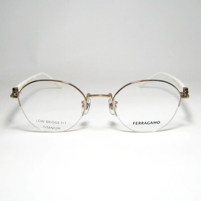 FERRAGAMO フェラガモ レディース 眼鏡 メガネ フレーム サングラス SF2595LB-710-47 度付可 ゴールド リビジョン製レンズでお好きなサングラス作成可能 FERRAGAMO（フェラガモ） レディース 眼鏡 メガネ フレーム サングラス