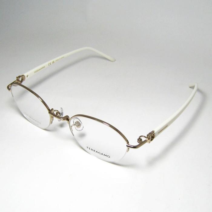 FERRAGAMO フェラガモ レディース 眼鏡 メガネ フレーム サングラス SF2595LB-710-47 度付可 ゴールド リビジョン製レンズでお好きなサングラス作成可能 FERRAGAMO（フェラガモ） レディース 眼鏡 メガネ フレーム サングラス