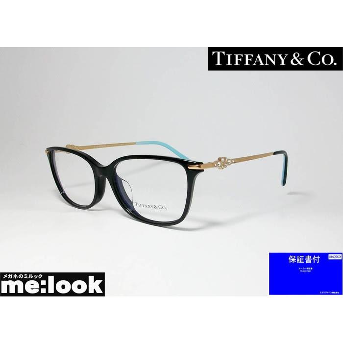 TIFFANYamp;CO ティファニー ミラリ正規品 レディース 眼鏡 ゴールド フレーム 使い勝手の良い ブラック TF2133BF-8001-55 メガネ 店舗