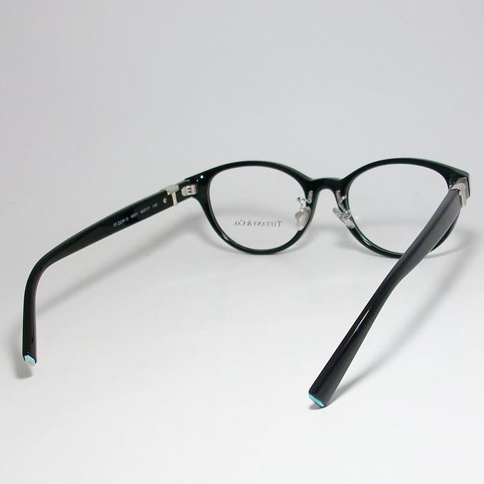 TIFFANY&CO ティファニー レディース 眼鏡 メガネ フレーム TF2236D-8001-48 度付可 ブラック　ターコイズ シルバー｜melook｜04