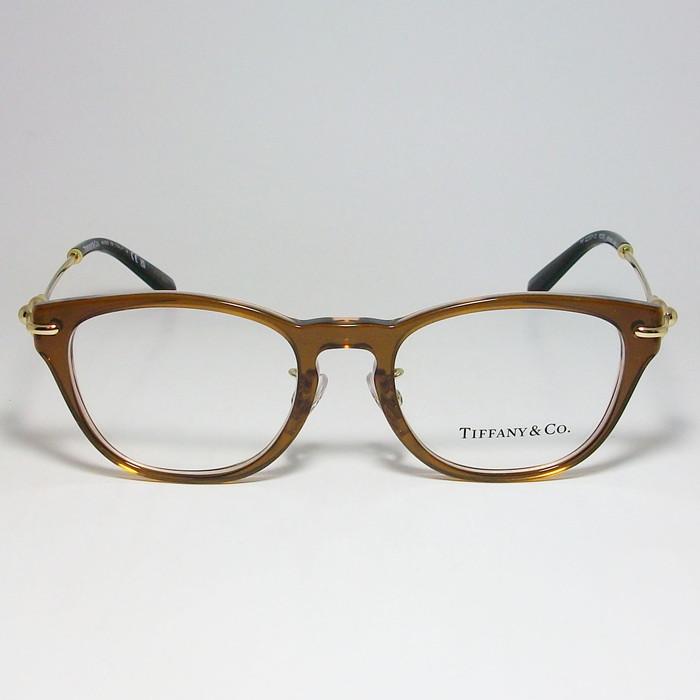 TIFFANY&CO ティファニー レディース 眼鏡 メガネ フレーム TF2237D-8255-48 度付可 クリアブラウン　ゴールド｜melook｜02