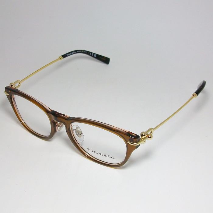 TIFFANY&CO ティファニー レディース 眼鏡 メガネ フレーム TF2237D-8255-48 度付可 クリアブラウン　ゴールド｜melook｜03