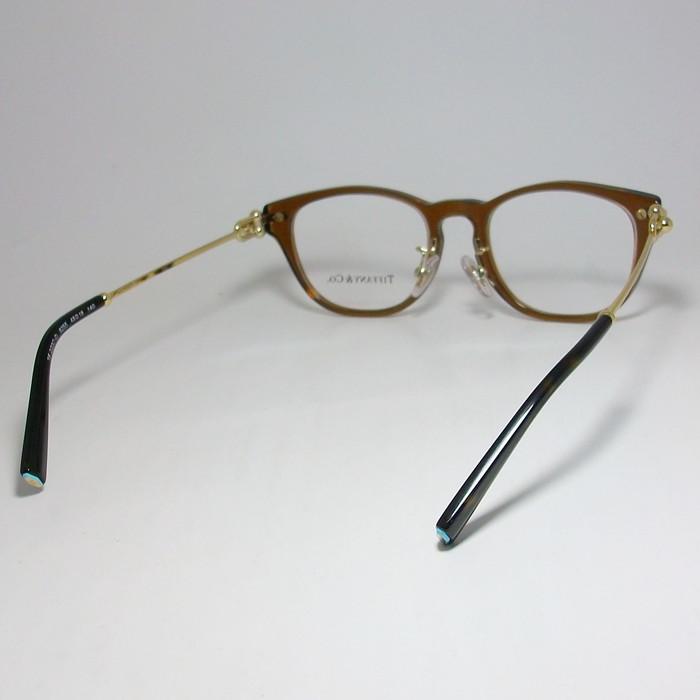 TIFFANY&CO ティファニー レディース 眼鏡 メガネ フレーム TF2237D-8255-48 度付可 クリアブラウン　ゴールド｜melook｜04