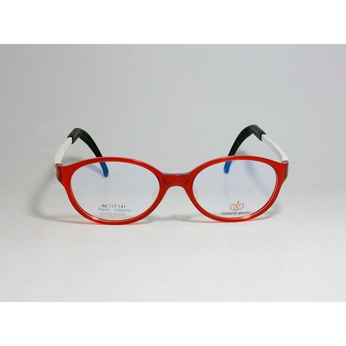 TOMATO GLASSES トマトグラッシーズ キッズ ジュニア 子供用 眼鏡 メガネ フレーム TJBC9-REDWH-46 レッド　ホワイト